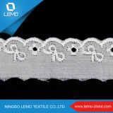100% Polyester Nylon Mesh Tricot Lace for Girl`S Dresses